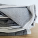 BACKORDER NOW *EARLY OF MAY* Cannes Cotton Quilted Bed Cover Massive Blanket 230x200cm - Dark Grey | Pinstriped