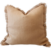 Rustic Jute Linen Cushion 55cm Square - Siena