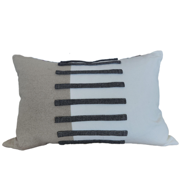 Turku Linen Cotton Cushion 40x60cm Lumbar