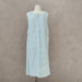 Champêtre Heavy Weight Pure French Linen Pinafore Cross Back - Sky Blue