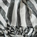 FEW LEFT - Taylor Pure French Linen Throw 140x220cm - Black