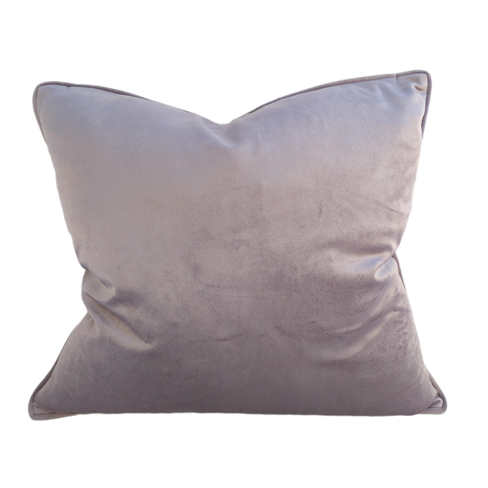 The Boulevarde Luxe Velvet Cushion 50cm Square - Pink Lavender
