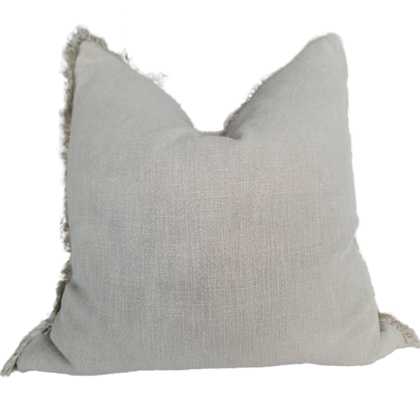 LAST ONE - Champêtre Heavy Weight French Linen Cushion 55cm Square - Natural