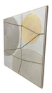 H061 Oak Framed Full Hand Painted Artwork 100 cm x 100 cm