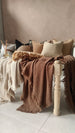 PREORDER | BURSA Cotton Throw 150cm x 200cm | Chocolate Brown