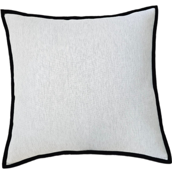 RESTOCK END OF OCT | Maya 55cm Square - Off White | Black Border