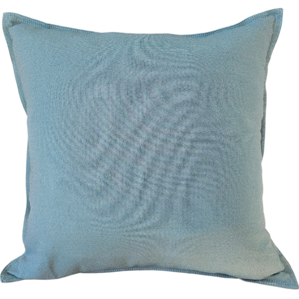 Sunlit Serenade Solution Dyed Eco-Friendly Outdoor Cushion 55cm Square - Aqua Blue