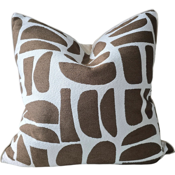 Ada Cushion 55cm square - Stone Cluster