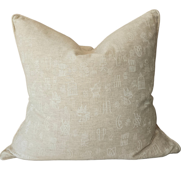 Egyptian Linen Cotton Cushion 55cm Square