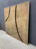 H086 Oak Framed Full Hand Painted Artwork  100 cm x 100 cm