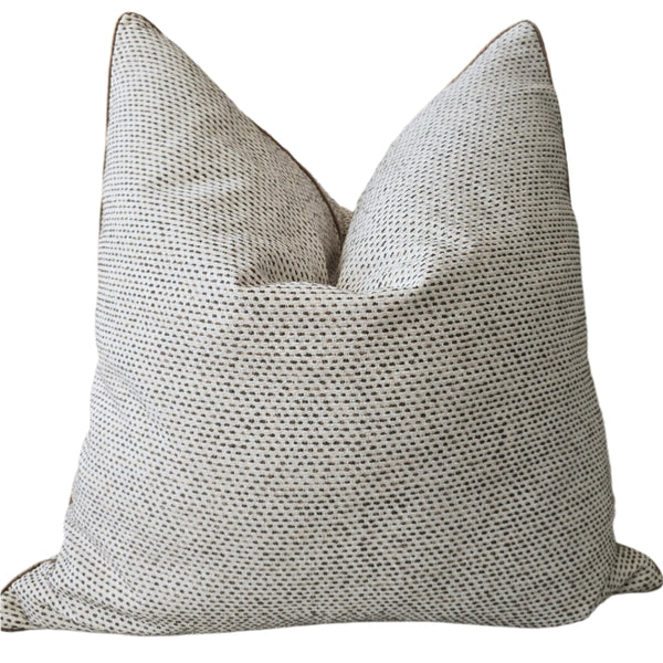 RESTOCK MID NOV | Autumn Haven Cushion 55cm Square - Dotted Brown