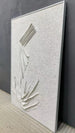H005 White Framed Full Hand Painted Artwork  120 cm x 80 cm