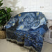 Woven Tapestry Picnic Rug Beach Blanket- Van Gogh Starry Night