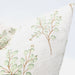 LAST ONE - The Outback Artisan Block Printed Heavy Weight Pure French Linen Cushion 55cm Square - Eucalyptus