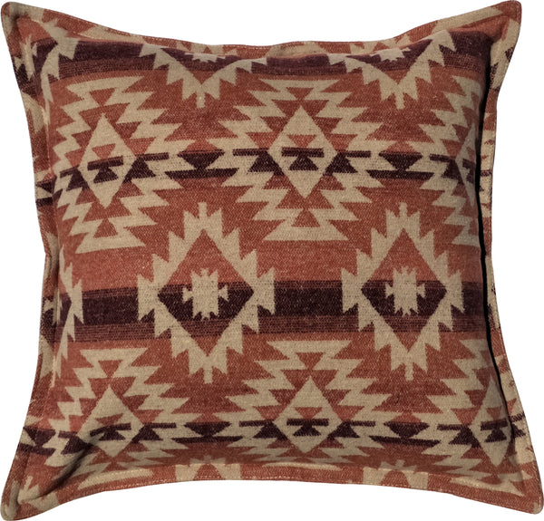 El Cóndor Pasa - Andes Merino 50cm Square Cushion - Scarlet