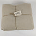 Sandarne 100% Pure French Linen Quilted Bed Cover - Oatmeal