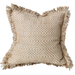 Millard Embroidery Jute Linen Cushion 55cm Square