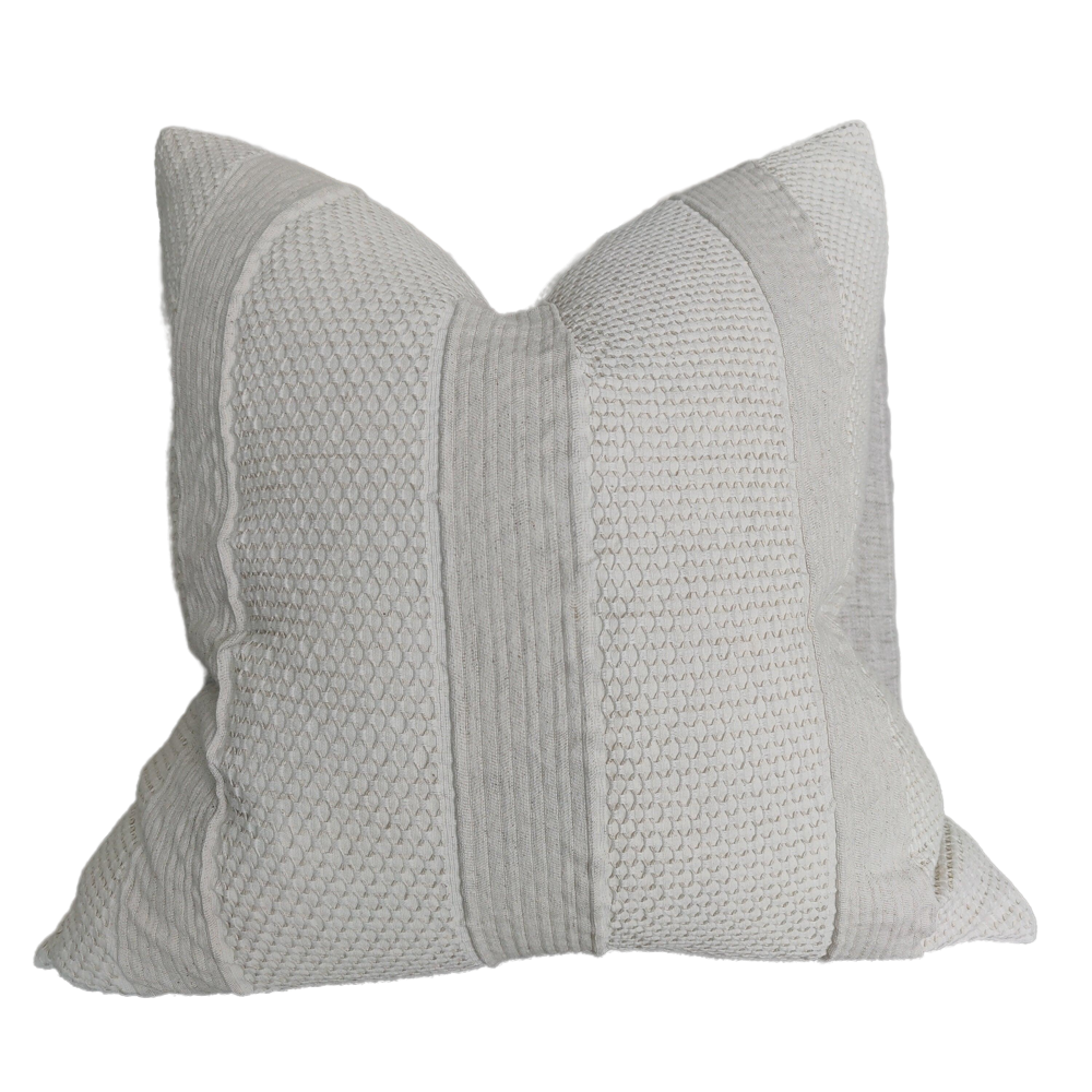 Hallstatt Linen Cotton Cushion Feather Filled 55cm Square