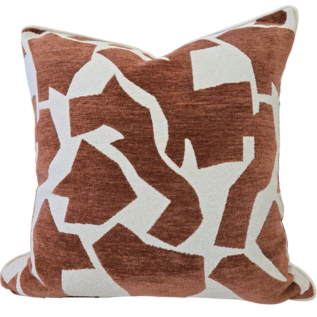 Savannah Cushion 55cm Square - Rust