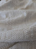 Starlight Jacquard Linen Cotton Massive Throw Bed Cover 150cm x 230cm - Off White | Natural