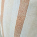 The Coastal Linen Blend Cushion 55cm Square - Cream | Terracotta Stripe