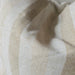 The Coastal Linen Blend Cushion 55cm Square - Cream | Sand Stripe