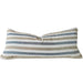 The Coastal Linen Blend Cushion 40x90cm Long Lumbar - Cream | Navy | Tam Stripe