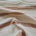 The Coastal Linen Blend Massive Throw Bedcover 150cm x 230cm - Cream | Terracotta Stripe
