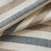 The Coastal Linen Blend Massive Throw Bedcover 150cm x 230cm - Cream | Navy | Tam Stripe