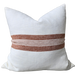 Millard Heavyweight French Linen Cushion 55cm Square- Campbell Rust