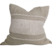 LAST ONE | Détente Multi-Weave Rustic Texture Pure French Linen 55cm Square Feather Filled - Kyoto