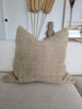 PREORDER MID APRIL *LIMITED STOCK *| Détente Hand-loomed Rustic Texture Pure French Linen 55cm square - Ubud Natural