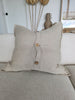 Détente Hand-loomed Rustic Texture Pure French Linen 55cm Square - Genoa