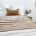 Millard Linen Cotton Cushion 40x60cm Lumbar - Nimes Peach Caramel