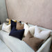 Millard Jacquard Linen Cushion 40x60cm Lumbar - Gassin Mustard
