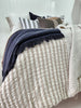 Troyes Linen Cotton Jacquard Duvet Set 2pcs Included - Striped