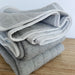 LAST ONE - Cannes Cotton Quilted Bed Cover Massive Blanket 230x200cm - Light  Grey | Pinstriped