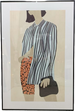 P102 Black Framed Perspex Glass Canvas Art Print 120 cm x 80 cm