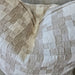 Isla Jacquard Linen Cotton Cushion 40x60cm Lumbar - Natural | Off White