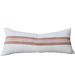 Millard Heavyweight French Linen Cushion Feather Filled 40x90cm Long Lumbar - Campbell Rust