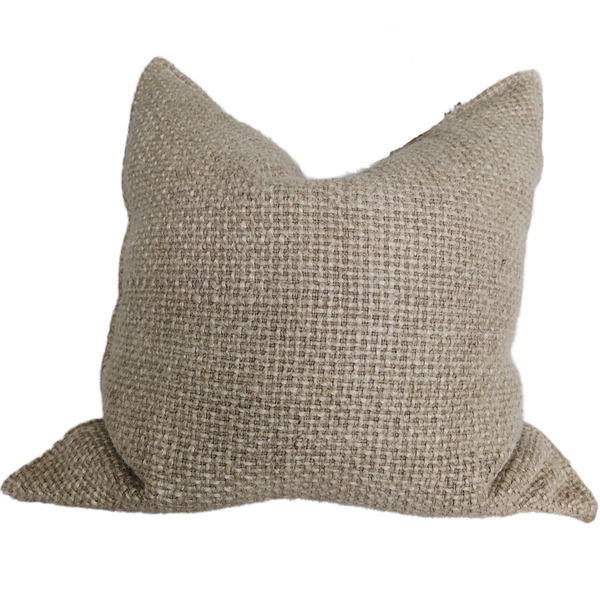 PREORDER MID APRIL *LIMITED STOCK *| Détente Hand-loomed Rustic Texture Pure French Linen 55cm square - Ubud Natural