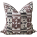 Millard Yarn Dyed Woven Linen Cotton Cushion 55cm Square - Chamonix