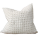 Troyes Linen Cotton Jacquard Cushion 55x55cm - Bee