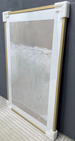 P066 Oak Framed Perspex Glass Canvas Art Print 120 cm x 80 cm