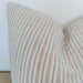 LAST TWO - Valemount Pure French Linen Cushion 50cm Square - Striped