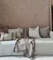 Shabby Chic Heavy Weight French Linen Cotton Cushion Feather Filled 55cm Square - Ella