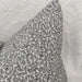 Hayla Jacquard Double Sided Cotton Linen Cushion 55cm Square - Black