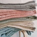 Daphne Stonewashed Cotton Reversible Quilted Bed Cover Massive Blanket 230x200cm - Sage Green
