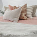 Autumn Foliage in Stream French Linen Cushion 55cm Square Feather Filled