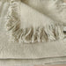 Champêtre Heavy Weight French Linen Massive Throw 140x220cm - Sage Green